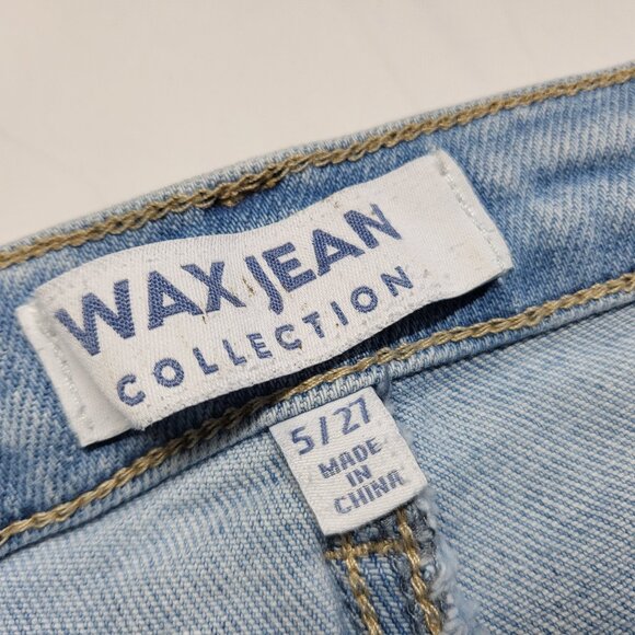 Wax Jean Collection Womens Denim Pants 5/27 ( Fit 30 X 27 ) Stretch Lightwash - Picture 3 of 15